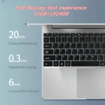 New Ultra Slim Laptop 14.1" 16GB RAM 2TB SSD Intel N3700 Gaming PC 1920*1080 Display Office Study Computer PC Windows 11 Pro - Image 6
