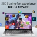 New Ultra Slim Laptop 14.1" 16GB RAM 2TB SSD Intel N3700 Gaming PC 1920*1080 Display Office Study Computer PC Windows 11 Pro - Image 4