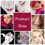 ZS 1PC Stainless Steel Across The Top Nose Ring Chain Heart Double Nose Chain for Women Nose Nail Nose Hole Bead Body Piercing - Image 5