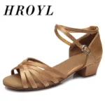 Girls Dance Shoes For Women Ladies Ballroom Latin Children/Kids Tango Salsa Latin Dancing Shoes Low Heel Salsa Training Shoes - Image 3