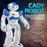 LEORY RC Robot Intelligent Programming Remote Control Robotica Toy Biped Humanoid Robot For Children Kids Birthday Gift Present