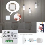 Wireless Smart Switch Light 433Mhz RF 86 Wall Panel Switch with Remote Control Mini Relay Receiver 220V Home Led Light Lamp Fan - Image 4