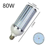 250W 200W 100W 80W 60W 50W 40W 30W 25W LED Bulb Aluminum shell lamp 220V E26 E27 E39 E40 Corn light street lamp Cool Warm White - Image 5