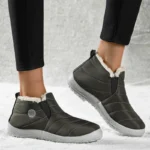 Winter Waterproof Breathable Men Casual Shoes Fashion Men Sneakers Fur Keep Warm Slip On Men's Sneaker Soft Unisex Ankle Shoes - Image 3