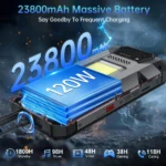 Unihertz 8849 Hike Smartphone Android 14 With 200 Meter Flashlight LED 23800mAh 24GB 512GB Dual Speaker Helio G200 IP68/IP69K 4G - Image 4