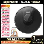 ABIR X8 Robot Vacuum Cleaner ,Laser System, Multiple Floors Maps, Zone Cleaning,Restricted Area Setting for Home Carpet Cleaning