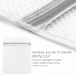 3Pcs Durable Honeycomb Mesh Laundry Reusable Washing MachinesBags clothes lingerie bra for Delicates 12 x 16 Inches (3 Medium) - Image 5