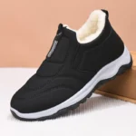 2025 Winter New Velvet Warm Thick Cotton Shoes Women's Shoes Short Sleeves Versatile Women's Boots Couple's Men's Shoes - Image 3