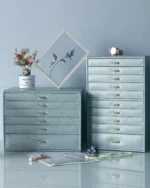 A Factory Large Jewelry Box for Women Big Jewelry Organizer Jewelry Storage Box Necklace Ring Bracelet and Watch Christmas Gifts