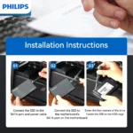 PHILIPS 1TB SATA III 2.5" Internal SSD | 3D NAND | SLC Caching | High Endurance | for Intensive Gaming & Applications - Image 6