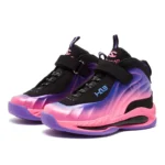 Trend Cool Kids Shoes Leather Lightweight Breathable Boy Girl Sneakers Basketball Shoes Non-slip Children Outdoor Running Shoes - Image 2