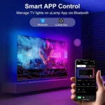 USB RGBIC Gaming Backlights for TV 55-65inch Monitor With 1080P Camera Sync Screen Back lights Strip Smart App PC Ambient Strip - Image 5