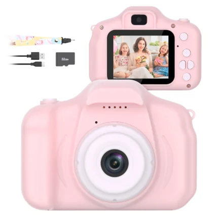 mafiti Kids Camera Digital Dual Camera HD 1080P Video Camera Toys Mini Cam Color Display Children Toy For Birthday/Christmas Gif