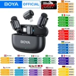 BOYA BOYA Mini Wireless Lavalier Lapel Microphone for iPhone iPad Android Type-C Phone Live Broadcast Audio Video Recording Vlog