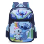 DisneyNew Mickey Stitch Cartoon Elementary Schoolbag Kindergarten Large Class ChildrenBag Boys and Girls Large Capacity Backpack