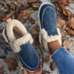 Boots Combat Winter Shoes For Woman Winter Boots Fur Ankle Botas Mujer Slip On Casual Botines 2025 New Women's Snow Boots Black