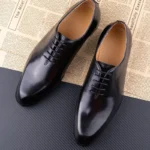 New Men's Leather Shoes Handmade High Quality Casual Oxford Business Work Shoes Black Coffee Lace-up Comfortable Man Shoe - Image 3