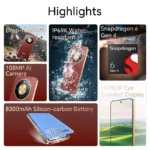 HONOR X9d Global Version 5G Smartphone 6.79" Anti-drop Waterproof Display 8300mAh Li-ion Polymer Batteey 108MP AI Camera NFC - Image 4