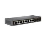 Bullscom 10-Port Network Switch | 8 x 2.5Gb Ethernet + 2 x 10Gb SFP+ | Unmanaged | Plug & Play | High-Speed Connectivity - Image 2