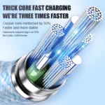 1-50Pcs 60W Type C Weaving Cable For Apple iPhone 14 13 12 11 15 17 16 Pro Max Plus USB C Fast Charging Cable Phone Accessories - Image 3