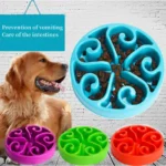 Pet Dog Slow Feeder Bowl Fun Non Slip Anti-Gulping Slower Food Feeding Dishes Eco Dog Bowl for Large Medium Small Dogs Puppy - Image 5