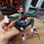 Sentinel Sv Action Spiderman Miles Morales Action Figure Model Spider-Man Into the Spider Verse Peter Parker Miles Figurine Toys - Image 5