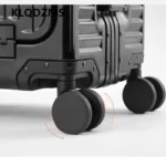 KLQDZMS Suitcase Front Opening Boarding Box Full Aluminum Magnesium Alloy Trolley Case 20 "24 Inches Multi-function Luggage - Image 6