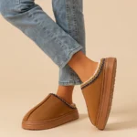 Winter Women's Slipper Fashion Fuzzy Fur Anti-slip Soft Sole Outdoor Indoor Warm Comfort Men Leisure Plush Houseshoes Couple - Image 3