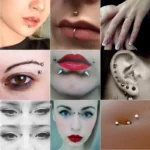 58pcs Non Piercing Lip Nails Sticker Selfadhesive Waterproof Reusable Fake Lip Nail Eyebrow Nose Ring Body Belly Button Jewelry - Image 4