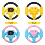 Simulate Driving a Car, Steering Wheel, Electric Toy Sound, CHILDREN'S Music Education, Pushing a Cart, Driving a Vocal Toy - Image 5