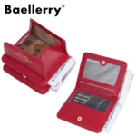  Baellerry Japanese Style Coin Purse for Women Ins Fashion Short Wallet Zipper Pouch Vintage Small Money Bag for Change - Image 3