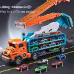 High Quality Metal Alloy Cars Truck Toys Train Track Sets Slot Car Models Children's Toys for Boys Miniature Metal Trolleys Baby - Image 2