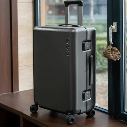 Aluminium-framed Luggage Suitcase 20-26 inch Large-Capacity Student Trolley Case Combination Lock Travel Suitcase Trip Cabin