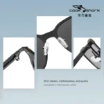 Cook Shark Sunglasses for Women 2023 New Korean Edition Fashion Driving Polarized Sunglasses for Women Advanced Sunshade and Sun - Image 4