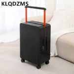 KLQDZMS Travel Suitcase 20 "24 Inch Rugged Boarding Box Men and Women PC Trolley Case Universal Wheel Rolling Travel Luggage - Image 3