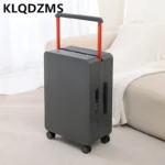 KLQDZMS Travel Suitcase 20 "24 Inch Rugged Boarding Box Men and Women PC Trolley Case Universal Wheel Rolling Travel Luggage - Image 5