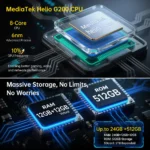 Unihertz 8849 Hike Smartphone Android 14 With 200 Meter Flashlight LED 23800mAh 24GB 512GB Dual Speaker Helio G200 IP68/IP69K 4G - Image 3