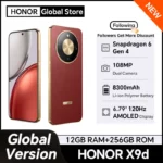 HONOR X9d Global Version 5G Smartphone 6.79" Anti-drop Waterproof Display 8300mAh Li-ion Polymer Batteey 108MP AI Camera NFC