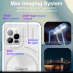 Unihertz Luna Smartphone Rhythm Ambient Light 8GB 256GB 108MP G99 Mobile Phone Night Vision Cellphones - Image 2