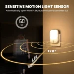 LED Motion Sensor Night Lights for Kids Bedroom Auto Dusk to Dawn Sensor Dimmable Wireless Cabinet Lamp - Image 2