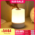Touch Night Lamp 3 Modes Dimming Bedroom Bedside Lamp USB Charging Night Light Ambient Light Soft Light Table Lamp For Kids Gift