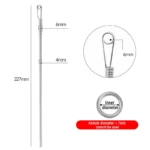 1/2Pcs Spring Drawstring Threader Tool-Rope Threader Clip For Drawstring Replacement Hoodies Pants DIY Sewing Accessories - Image 2