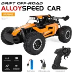 New RC Car 1:16 2WD with LED Light 2.4G 20KM/H High Speed Off-Road Climbing Remote Control Car Toy Gifts for Boys Girls Kids - Image 4