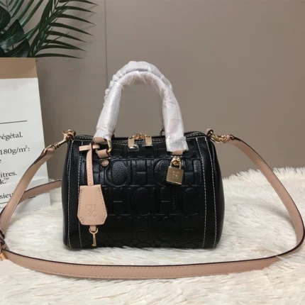 CH New Zipper Tote Bag Lock Design Large Capacity Letter Print Commuter High Quality Multifunctional Women's Tote Bag