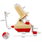 Hand Operated Yarn Winder Fiber Wool Manual Handheld Winder Machine String Ball Portable for DIY Sewing Making Accessories - Image 6