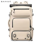 BANGE Expandable Men's Backpack Waterproof 17.3 in Laptop Backpack Man Large Capacity Hiking Travel Bag Male Backpacks for Men - Image 3