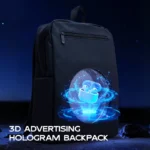 Cool 3D Fan Backpack Hologram Projector Led Sign Holographic Lamp Player Holographic Machine 3D Advertising Backpack Shoulderbag