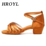 Girls Dance Shoes For Women Ladies Ballroom Latin Children/Kids Tango Salsa Latin Dancing Shoes Low Heel Salsa Training Shoes - Image 2