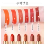 Orange Lipstick Lip Glaze Silky Smooth Matte Lip Gloss Carrot Bright Color Lasting Lip Stick Sexy Women Cosmetics Makeup Product - Image 4