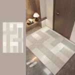 Entrance Door Mat Non-slip Wear-resistant Dust-resistant Dirt-resistant Floor Mats Big Size Loop Pile Carpet Home Decoration Rug - Image 2